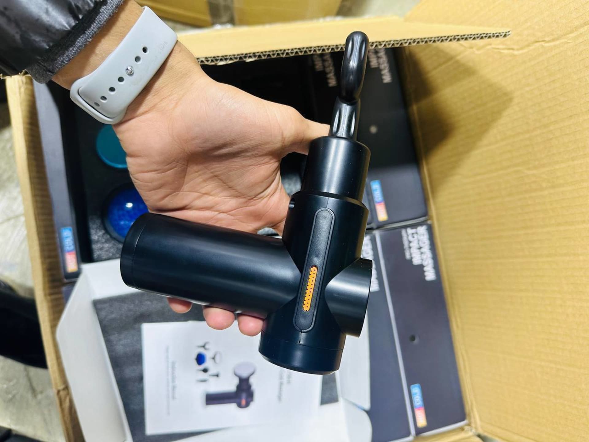Pistolet de massage intelligent avec écran LCD, technologie moderne 2