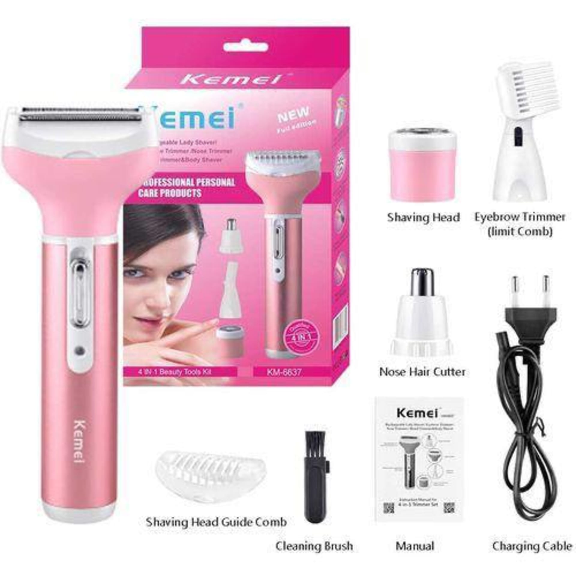 Tondeuse Kemei KM-6637 – élégance et précision pour chaque femme 2