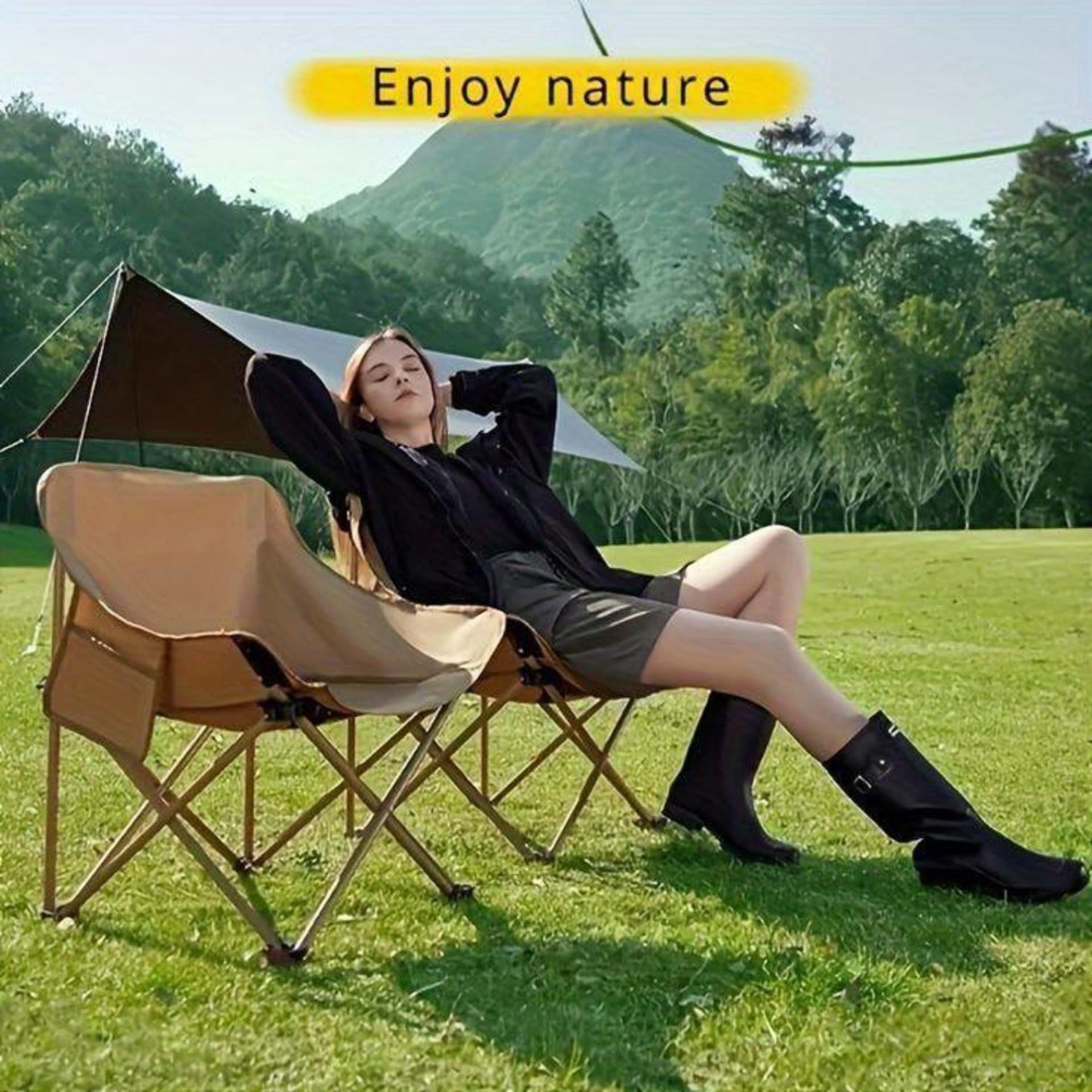 Chaise de camping de luxe confortable 5