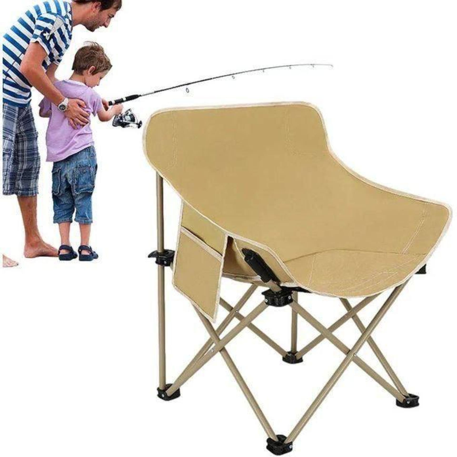 Chaise de camping de luxe confortable 8