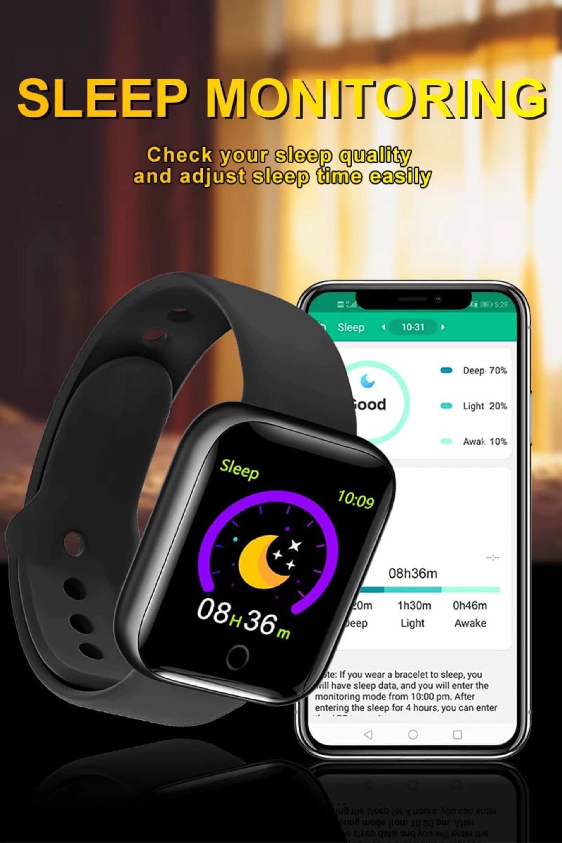 Montre connectée sport étanche 5