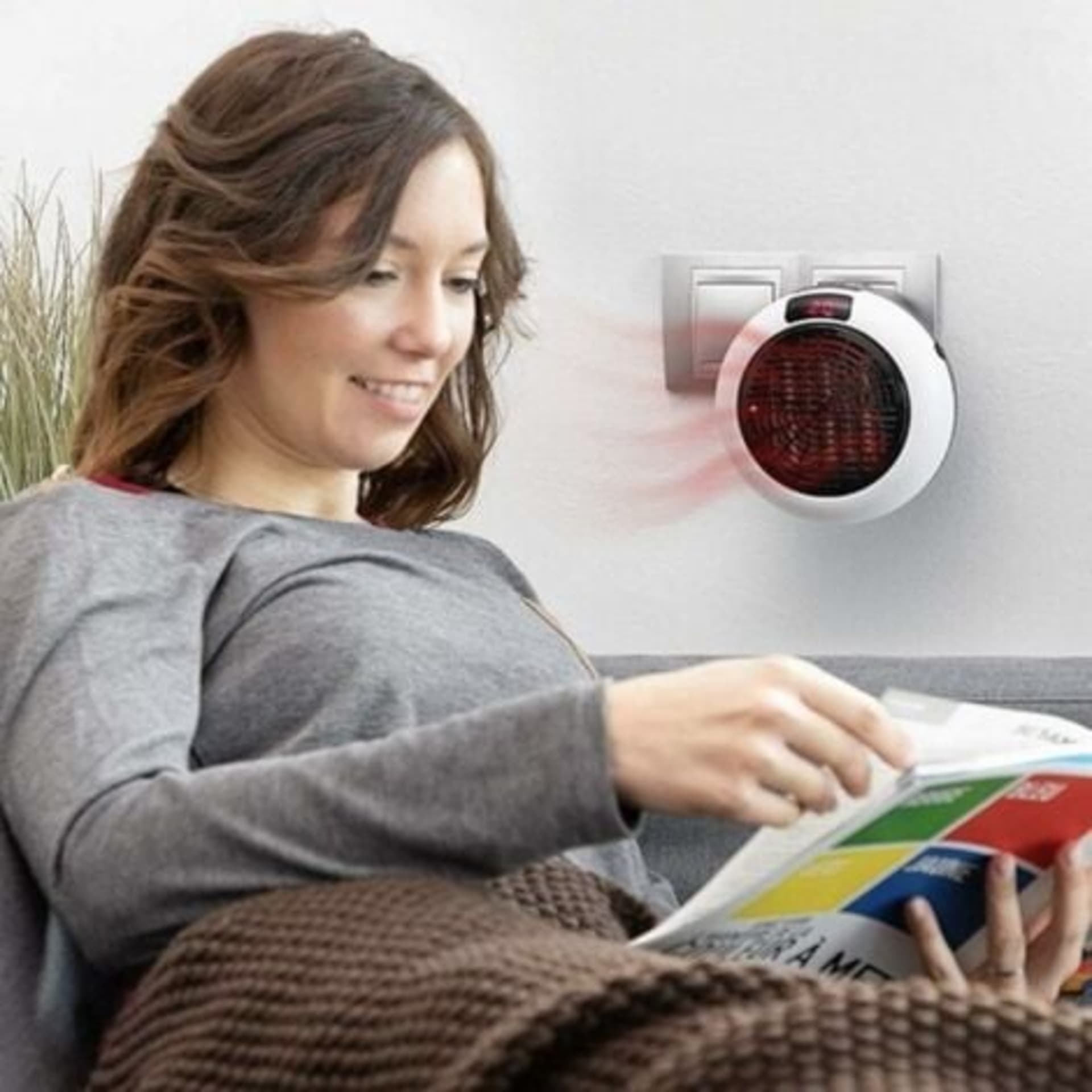Radiateur Flame Heater 900W – chauffage rapide et sûr en format compact