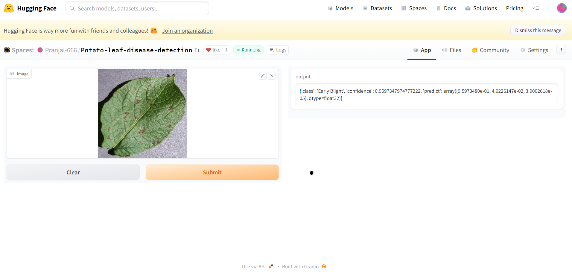 Potato Disease Detection