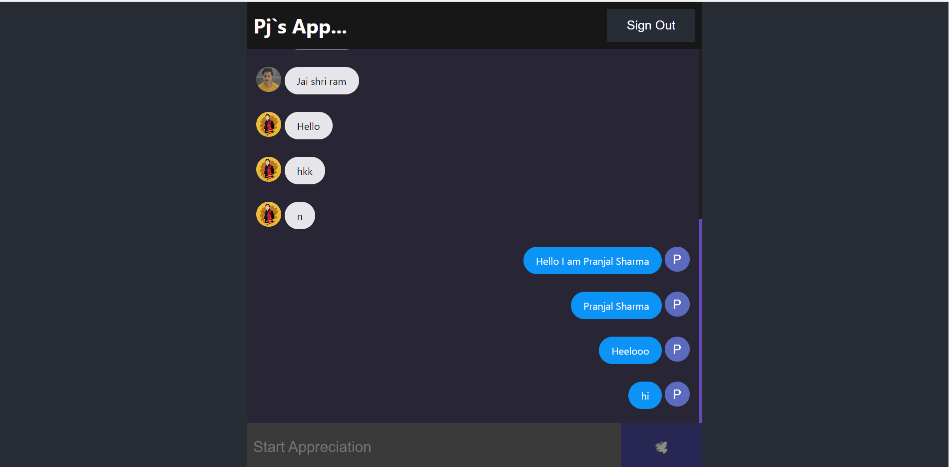 An Chat App