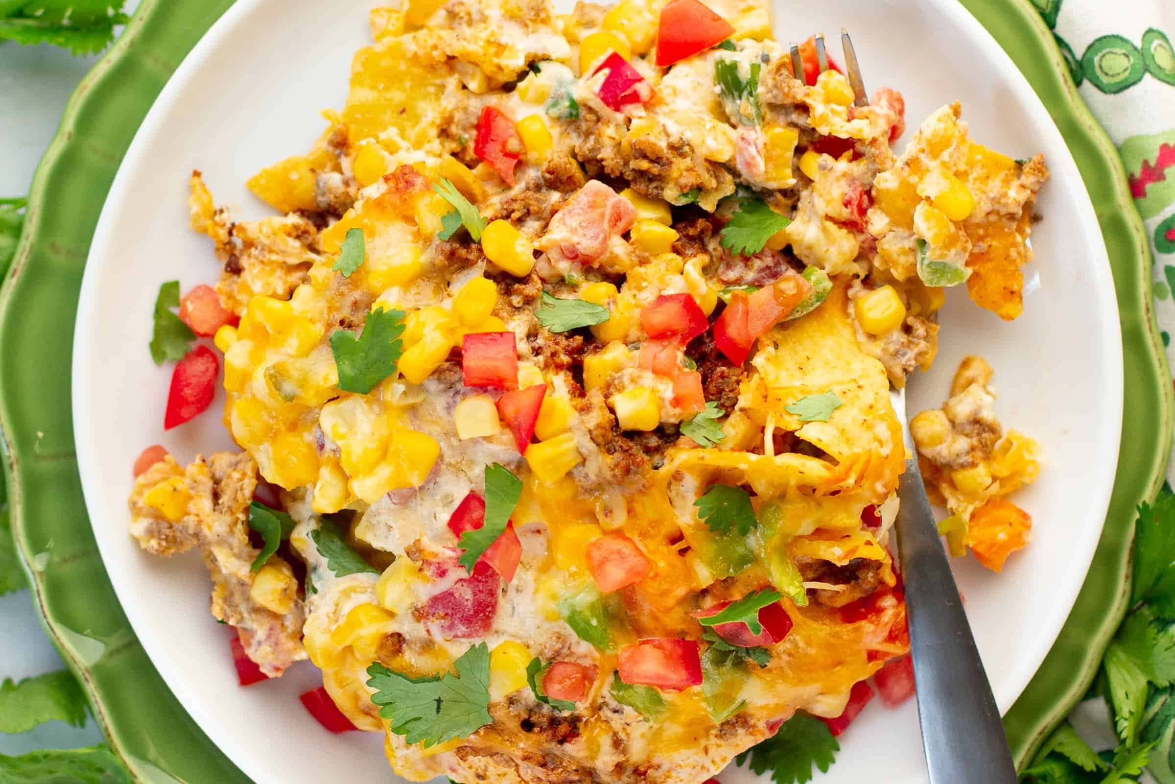 Cheesy Mexican Casserole Recipe with Ground Beef