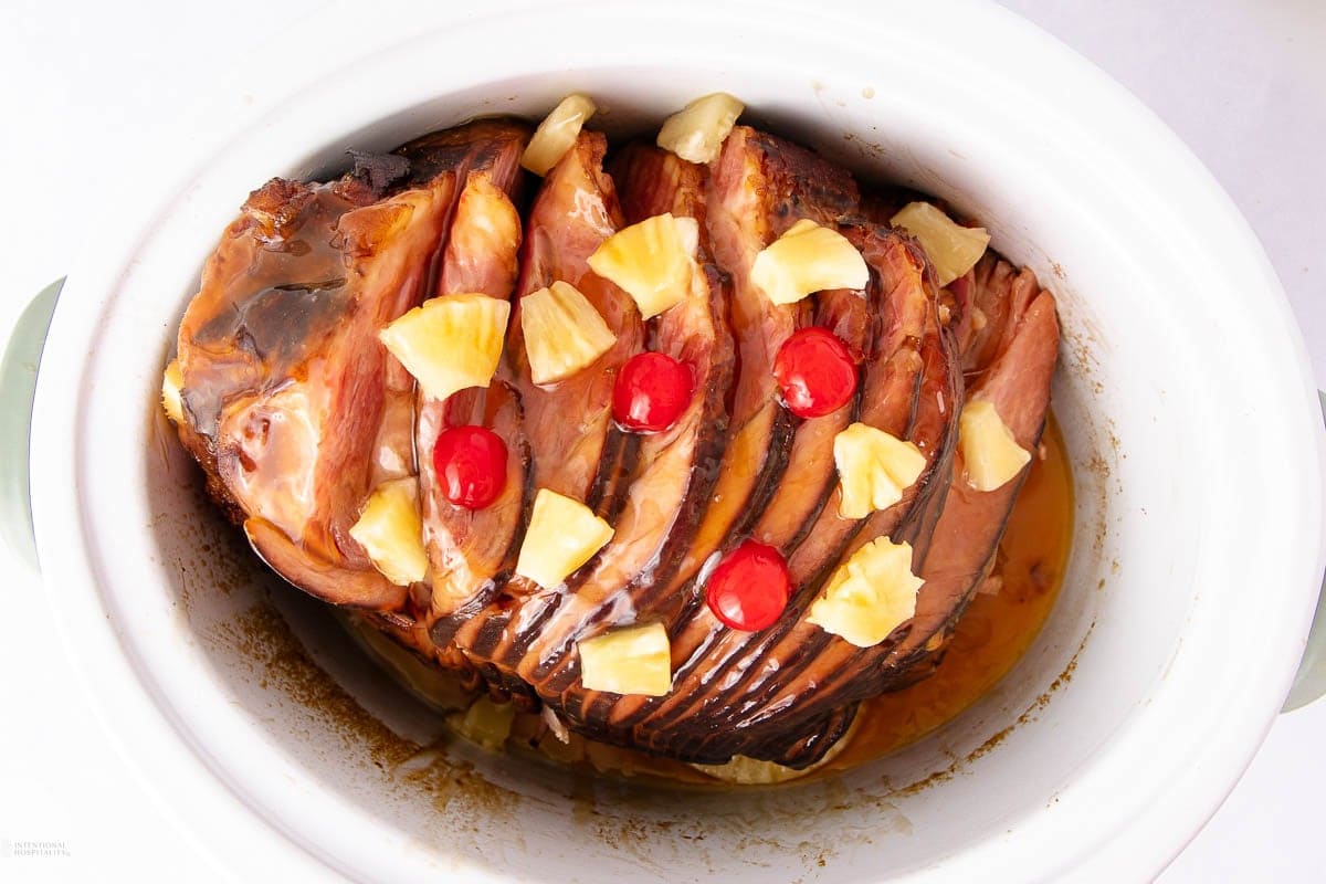 Juicy Ham in the Crock Pot  Recipe With Glaze