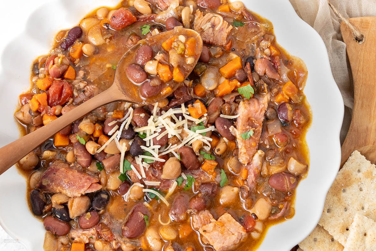 16 Bean Soup: Easy Crock Pot Recipe