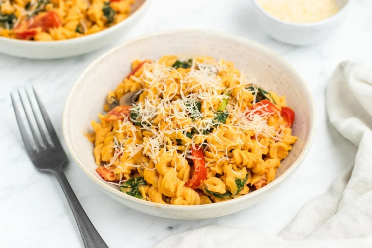 Easy Sweet Potato Pasta With Creamy Sauce