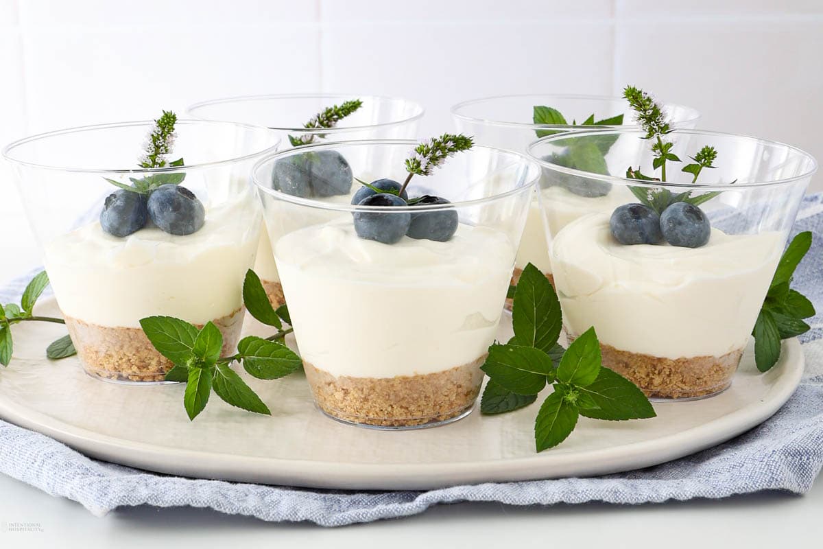 Easy Rich No-Bake Cheesecake Cups