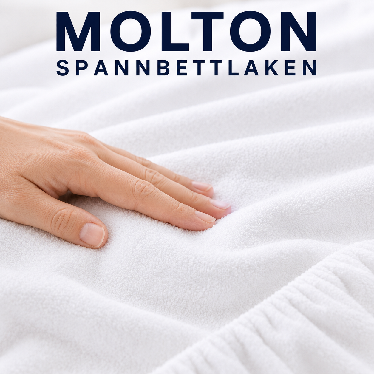 Cotton molton fitted sheet