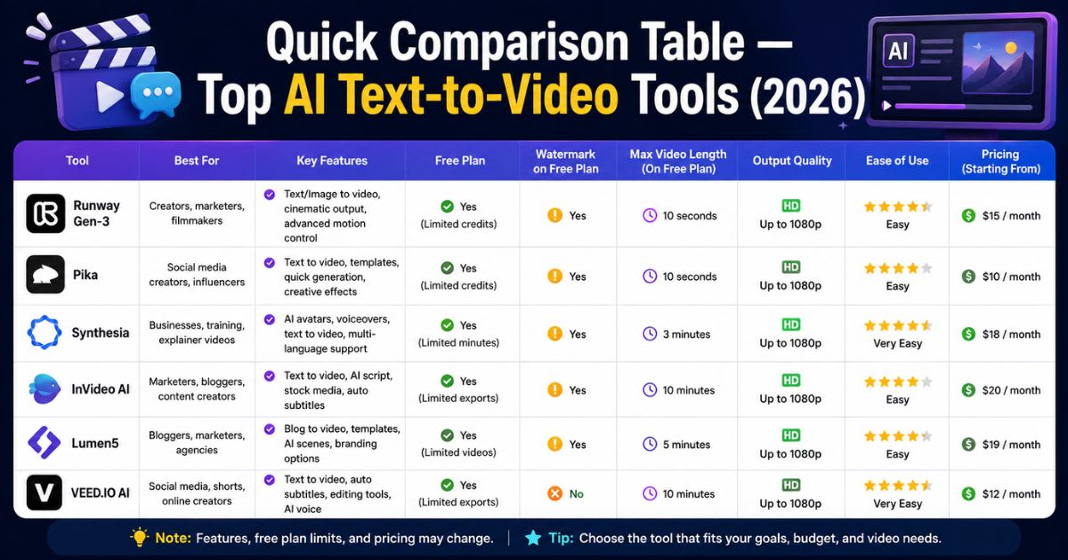 quick-comparison-table-—-top-ai-text-to-video-tools-2026