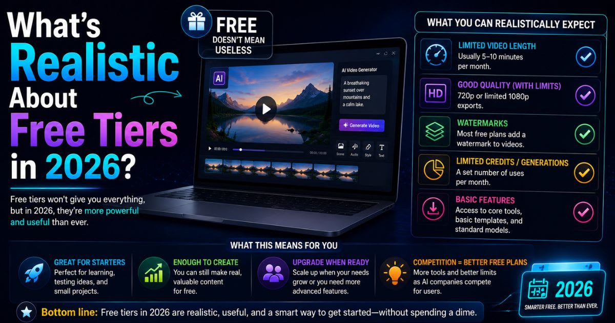 What's Realistic About Free Tiers in 2026?