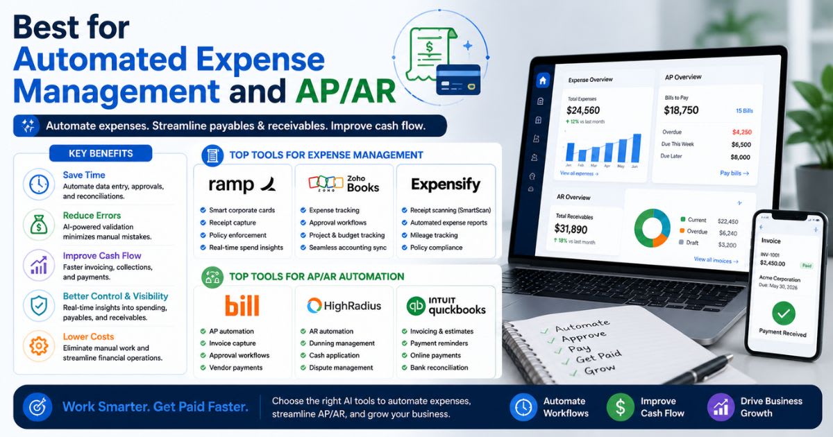 Best for Automated Expense Management and AP/AR