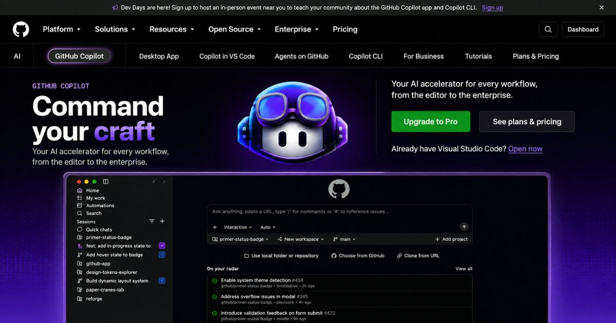 GitHub Copilot: The Ubiquitous Development Ecosystem