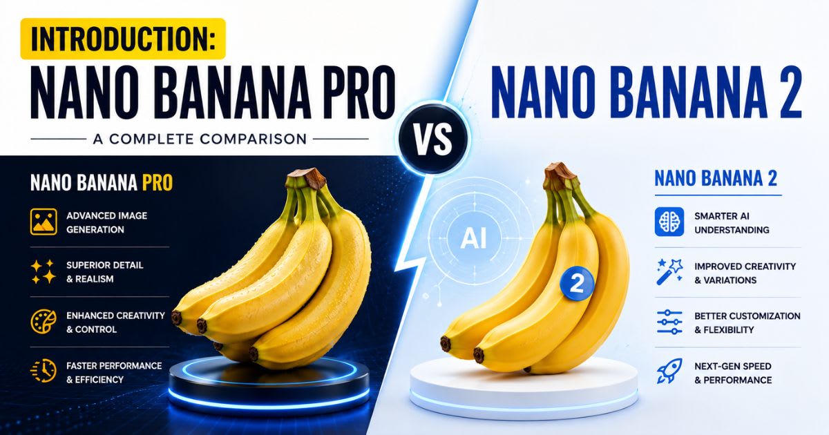 Introduction: Nano Banana Pro vs Nano Banana 2