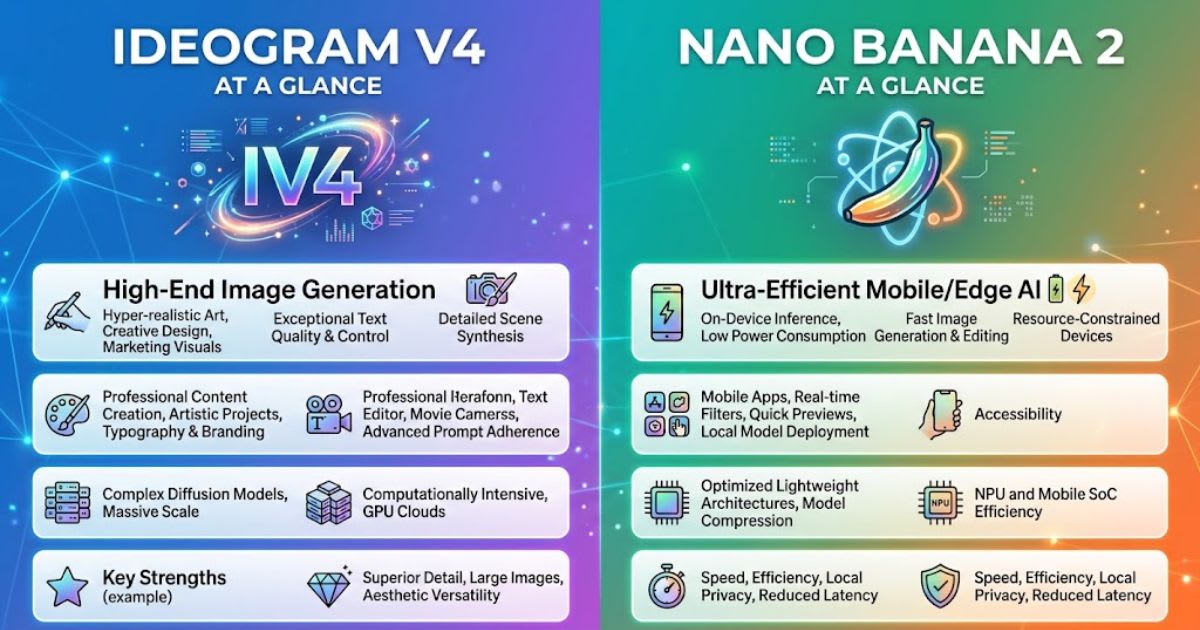 Is Ideogram V4 better than Nano Banana 2