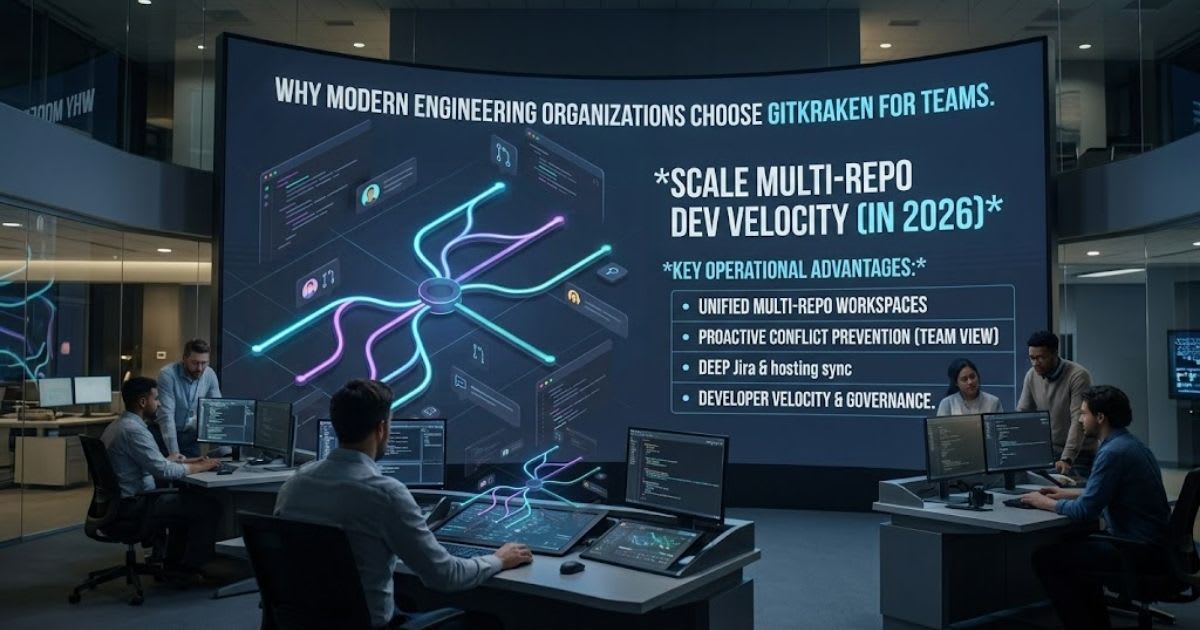 Why
Modern Engineering Organizations Choose GitKraken for Teams