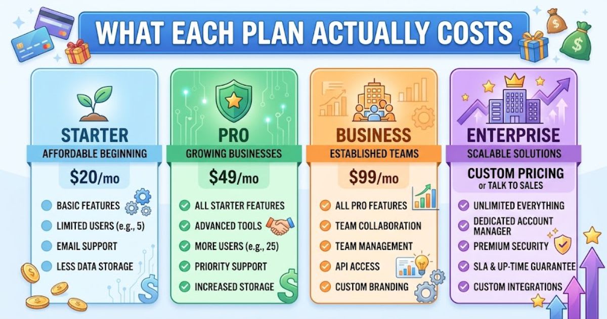 What Each Plan Actually Costs