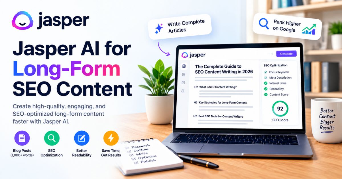 Jasper AI for Long-Form SEO Content