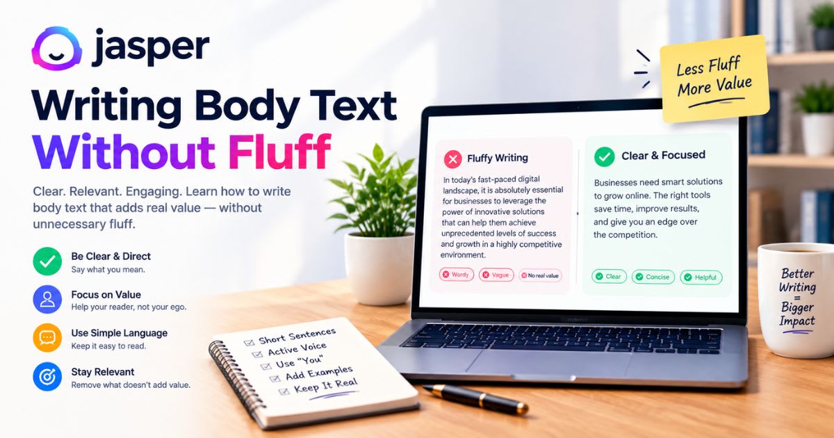 Writing Body Text Without Fluff
