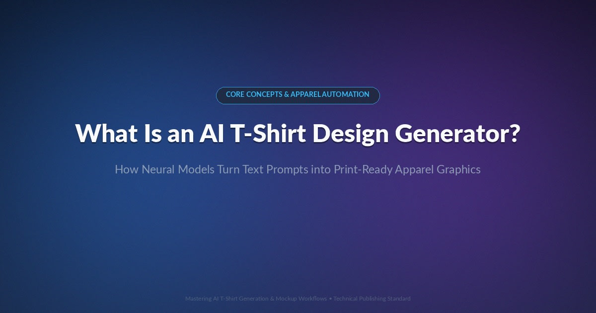 What Is an AI T-Shirt Design Generator?