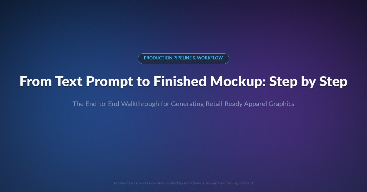 From Text Prompt to Finished Mockup: Step by Step