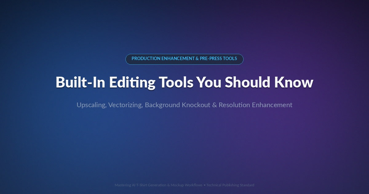 Built-In Editing Tools You Should Know