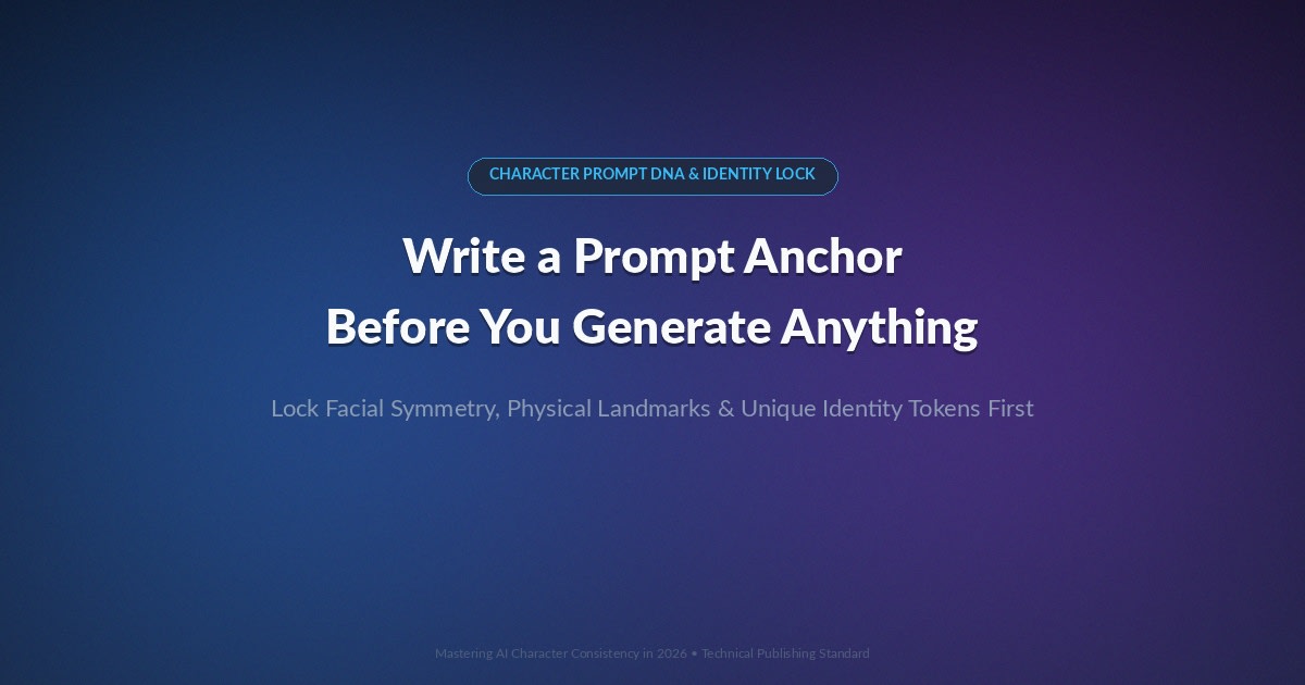 Write a Prompt Anchor Before You Generate Anything