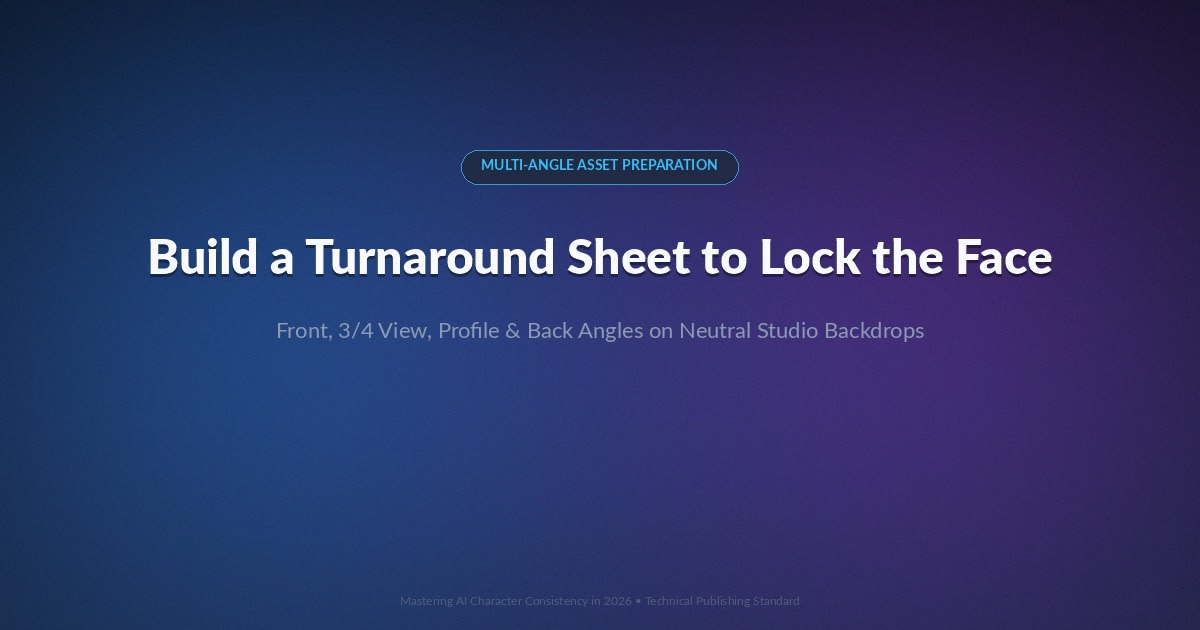 Build a Turnaround Sheet to Lock the Face