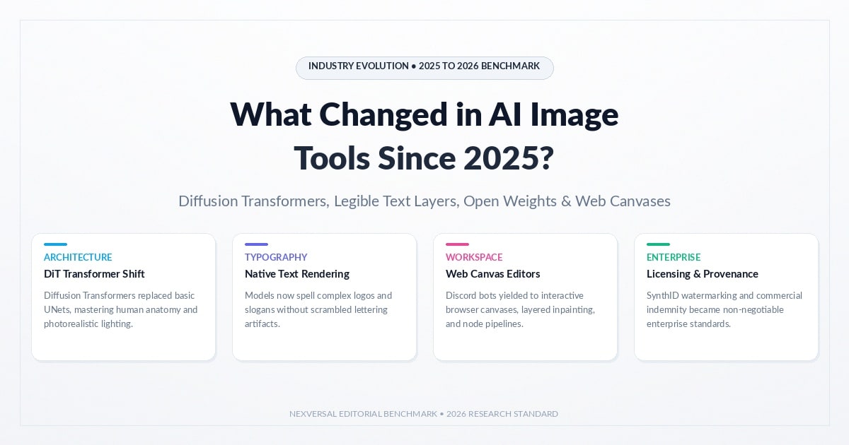 What Changed in AI Image Tools Since 2025