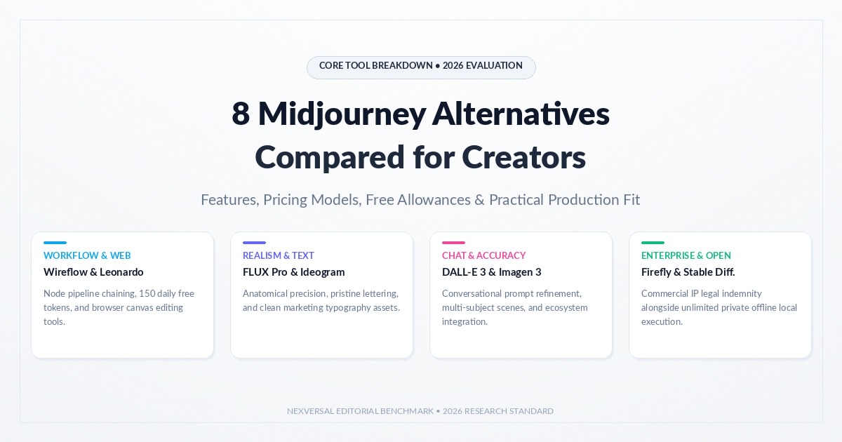 8 Midjourney Alternatives Compared