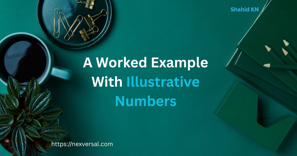 A Worked Example With Illustrative Numbers