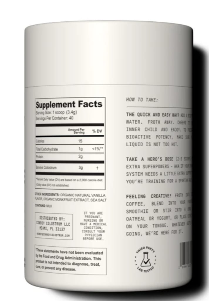 Product label