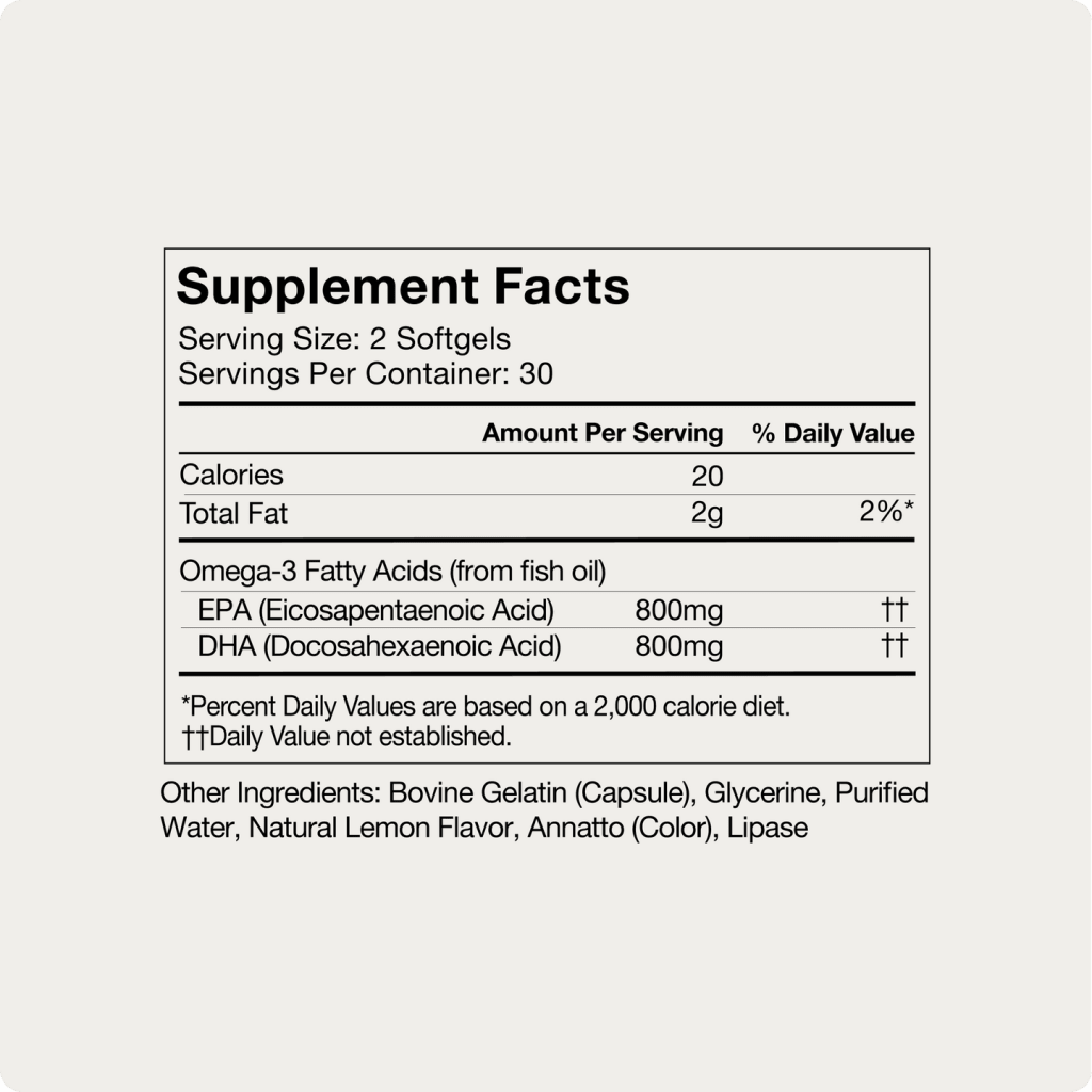 Product label