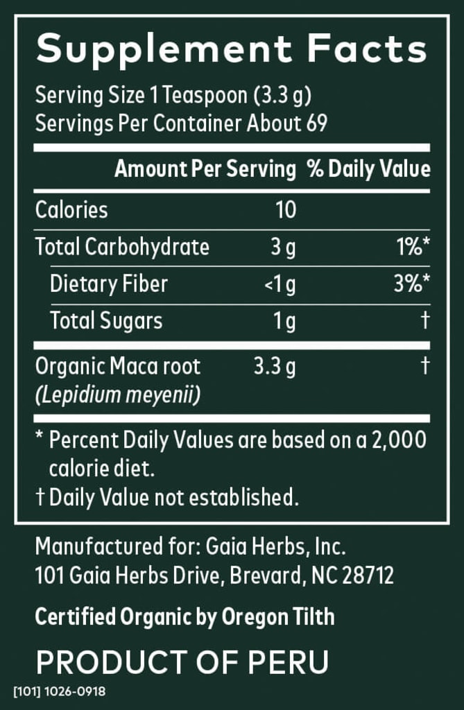 Product label
