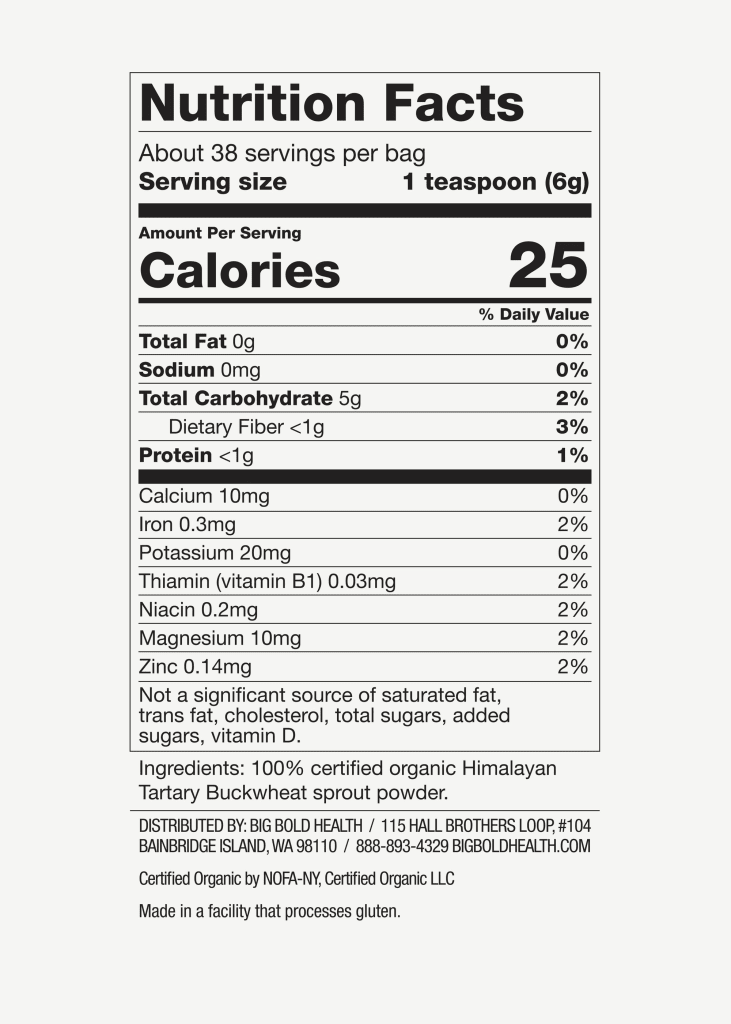 Product label