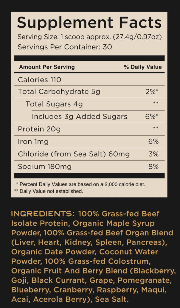 Product label