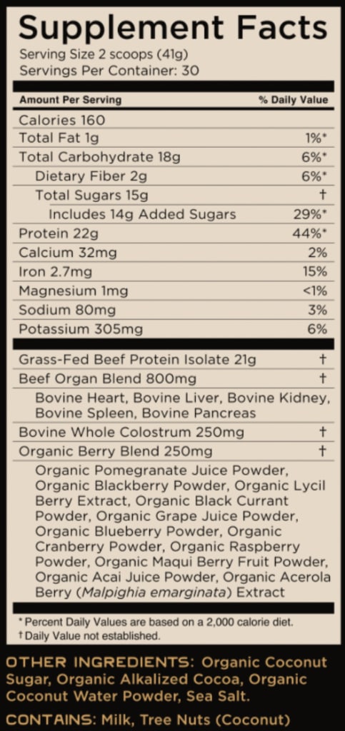 Product label