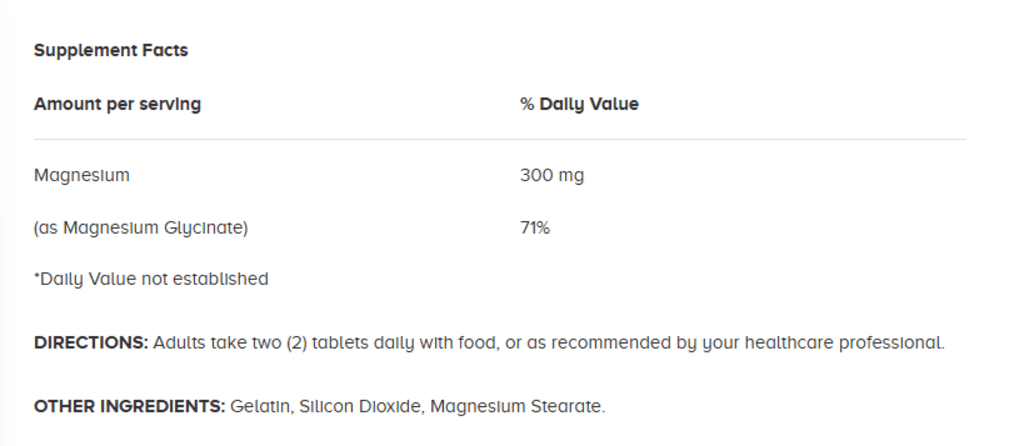 Product label
