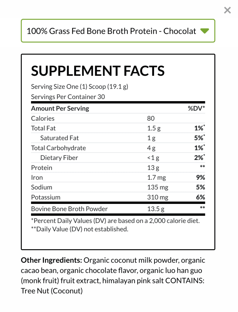 Product label