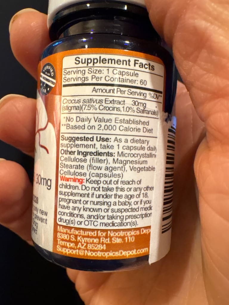 Product label