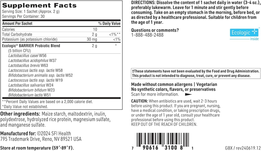Product label