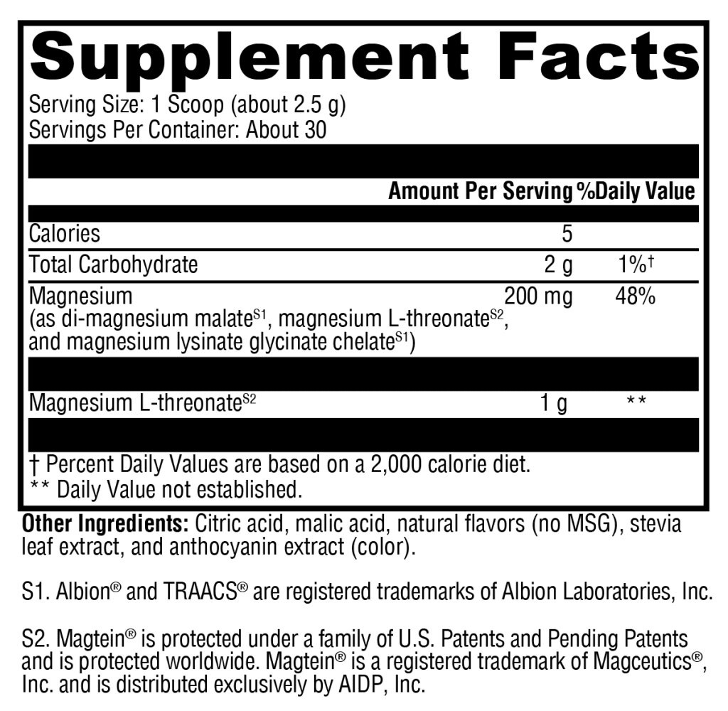Product label