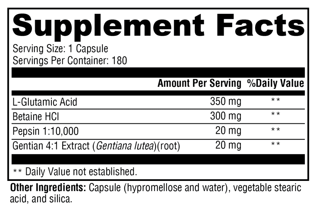 Product label