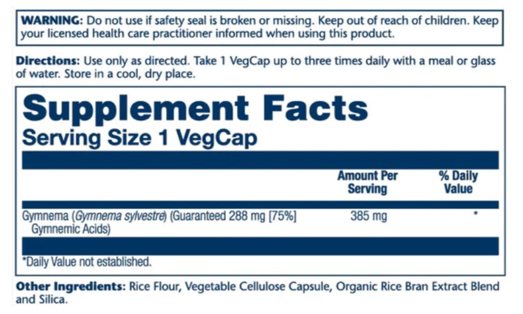 Product label