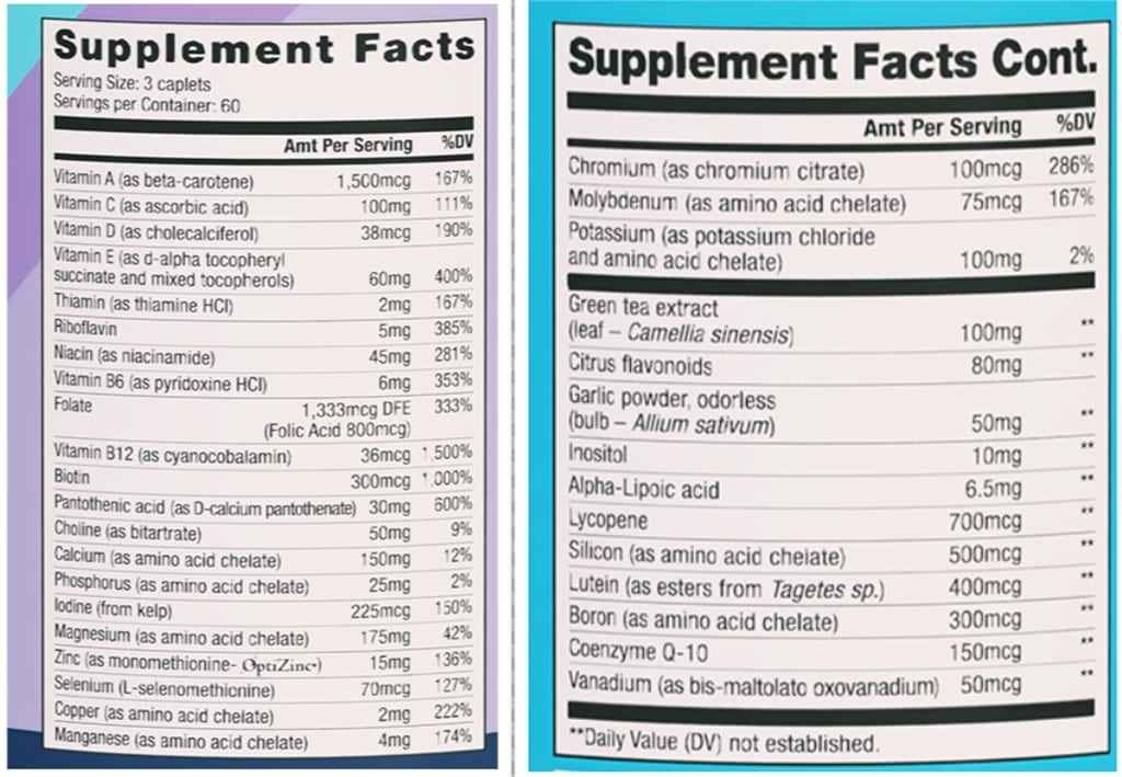 Product label