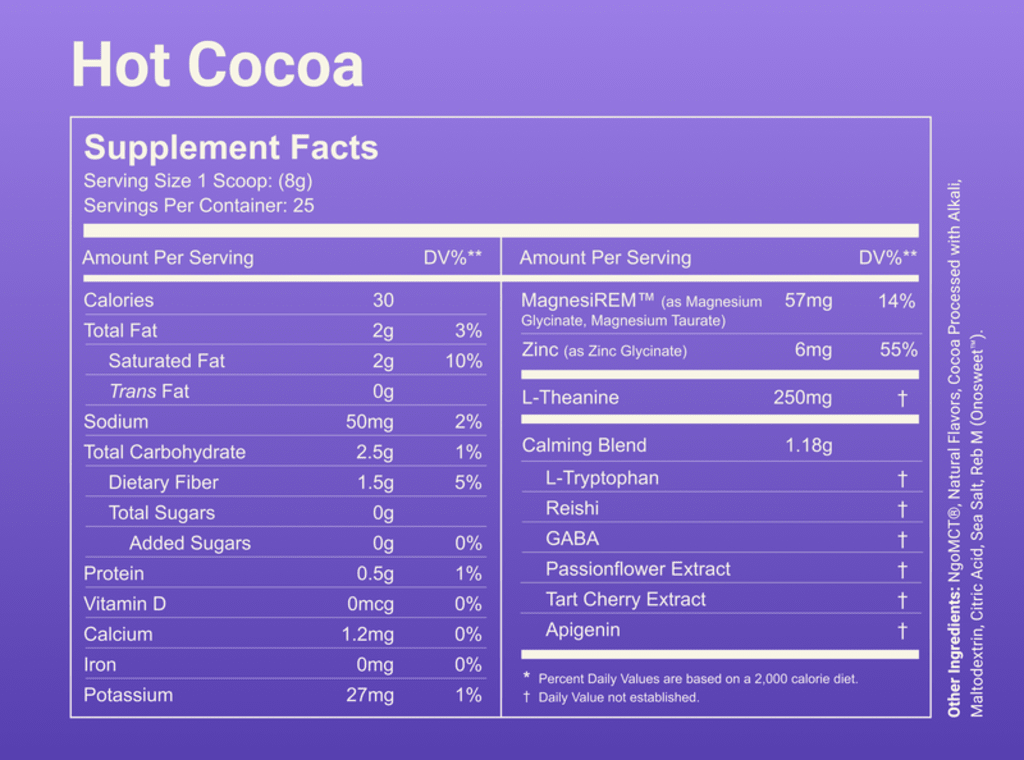 Product label