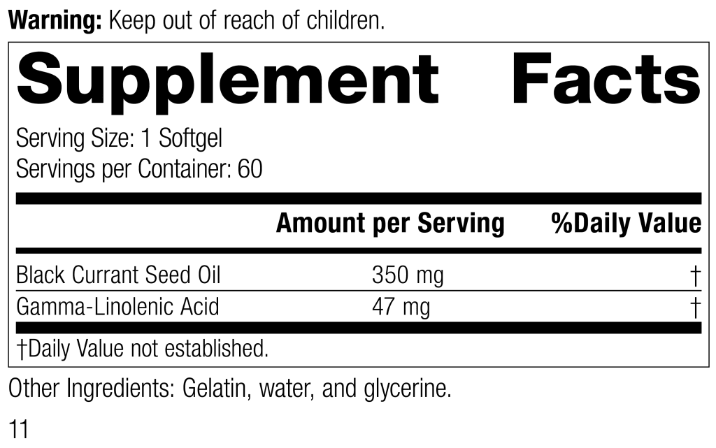 Product label