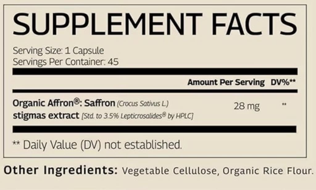 Product label