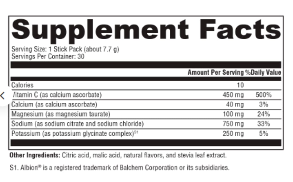 Product label
